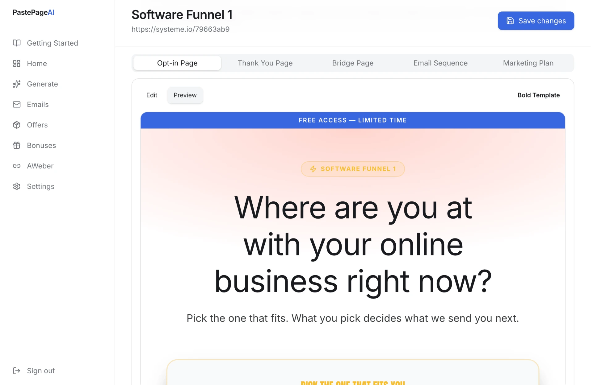 Every page generated for you, ready to edit and publish.